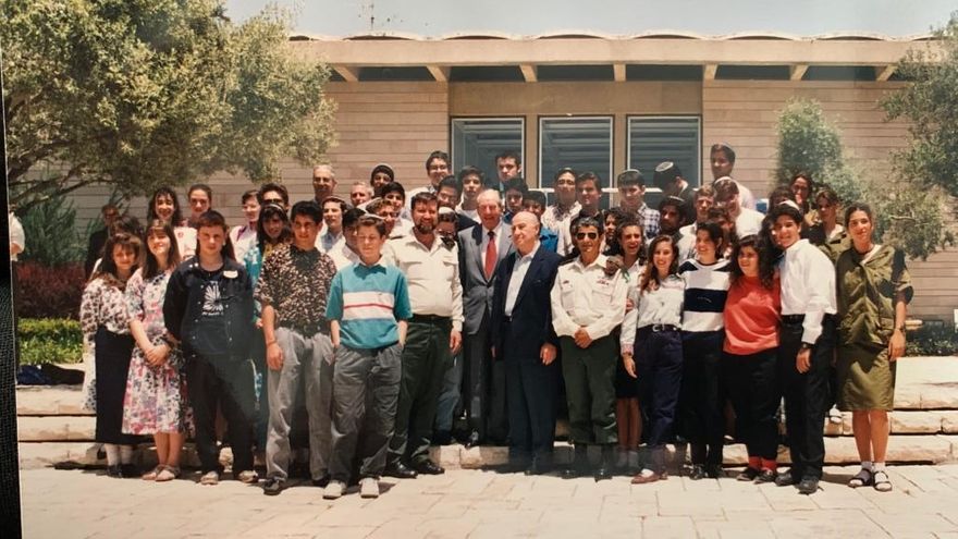 Devlet Başkanı Chaim Herzog ile Başkanlık Konut'unda - Yeruşalayim