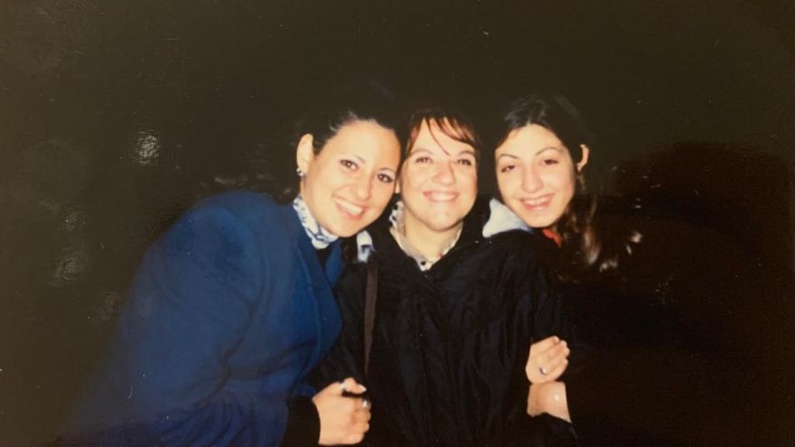 Laura - Ben ve Lisya - Doğumgünümde Kotel'de 1996 - Yeruşalayim